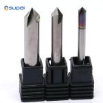 Coating Carbide Chamfer End Mill Cutters 60 Degree Angle