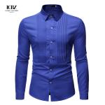 Oem Odm Casual Business Long Sleeve Designer Black Dress Shirt with Sustainable