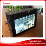22 inch transparent lcd advertising display showcase