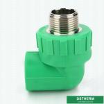 ISO15874 Male Threaded Elbow 90° Ppr Pipe Fittings