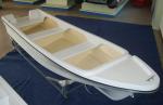 FRP 4.2m Sport Fishing Boats , Single 14 Ft Fiberglass Boat For Entertainment