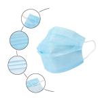 Filter Disposable Respirator Mask 3 Ply Non Woven Fabric Gauze for Kid