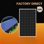 100 Watt 12 Volt Polycrystalline Solar Panel Durable 675x540x30mm