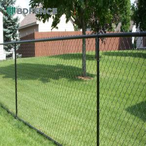 Wholesale Flate Bar 2.5mm-5.0mm PVC Coated Chain Link Fencing Versatile from china suppliers