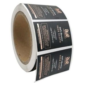 Wholesale Gold Hot Stamping Custom Cosmetic Labels Vinyl PET Waterproof Label For Bottle from china suppliers
