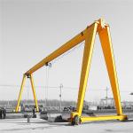 5 Ton Single Girder Gantry Crane , Container Gantry Crane High Speed Span 6-45m