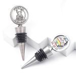 Metal Vacuum Wine Bottle Stopper Stainless Steel Personalized Casting