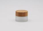 Frosted Glass 50g Empty Cosmetic Cream Containers