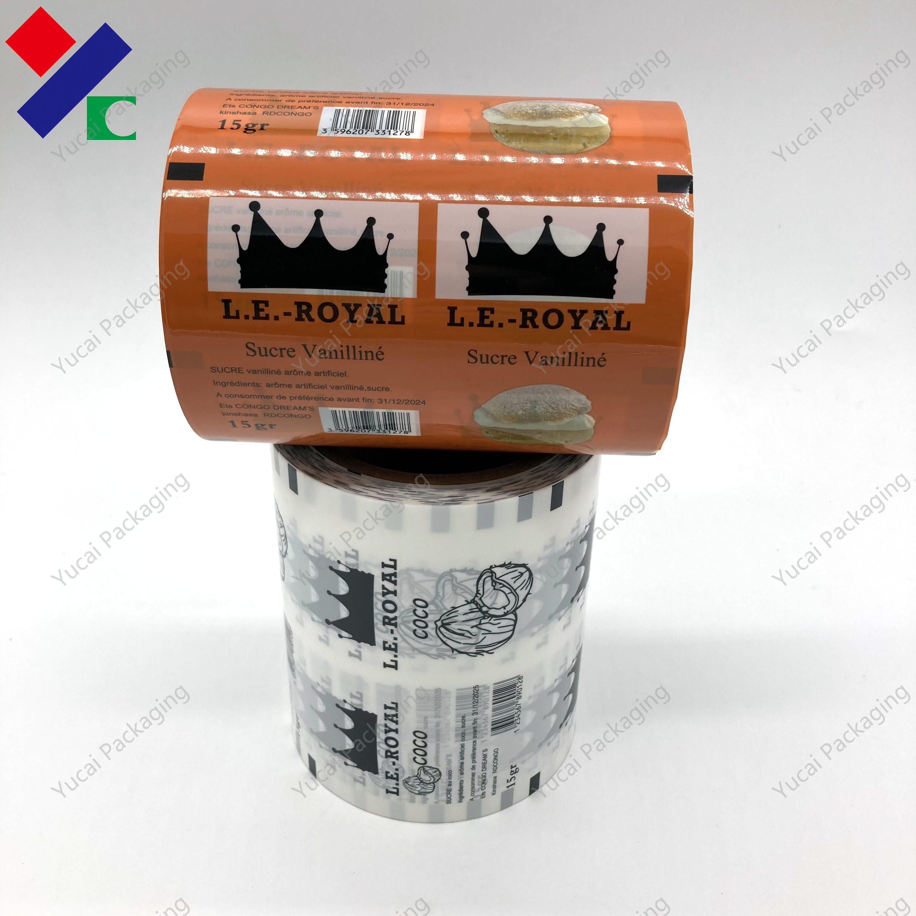 Laminated Food Packaging Roll Film 10 Color Gravure Printing
