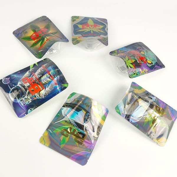 Custom Printed Die-Cut Shaped Resealable Mylar Zipper Pouch for Gummy Candy and Fruit Snacks Packaging