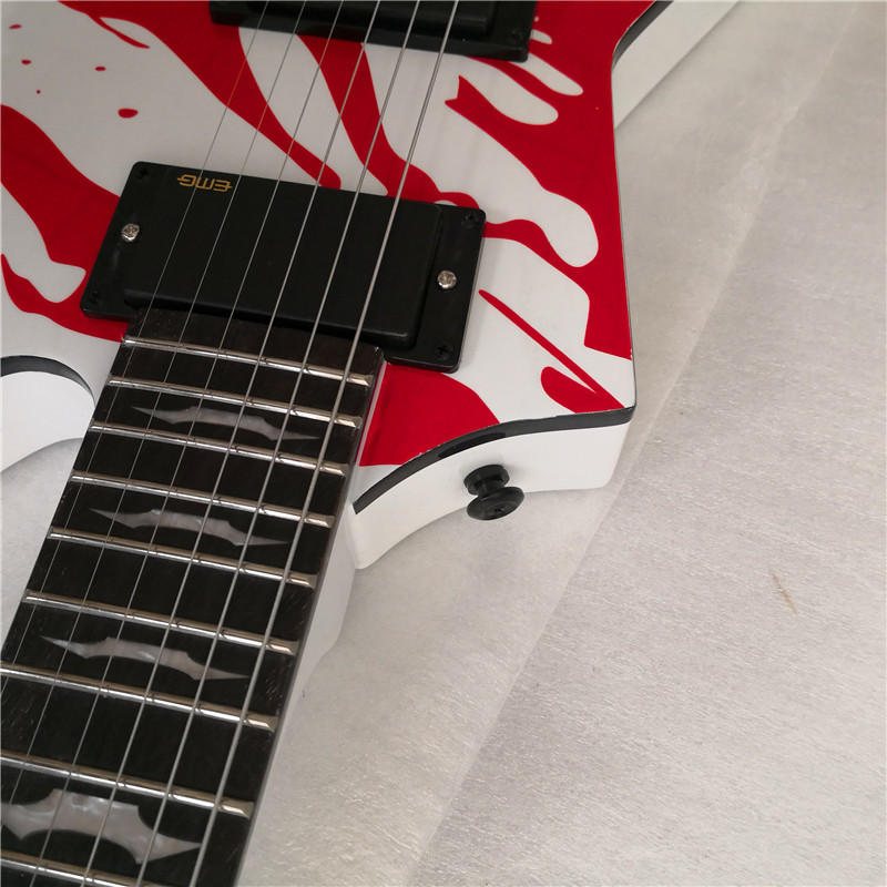 Strange shape 6 string electric guitar