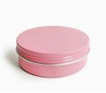 Colorful Top Round aluminum tin cans/Jar Containers Screw Cap for Cosmetics