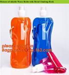 Outdoor Travel Camping Sports Folding Foldable Collapsible Plastic Water Bottle