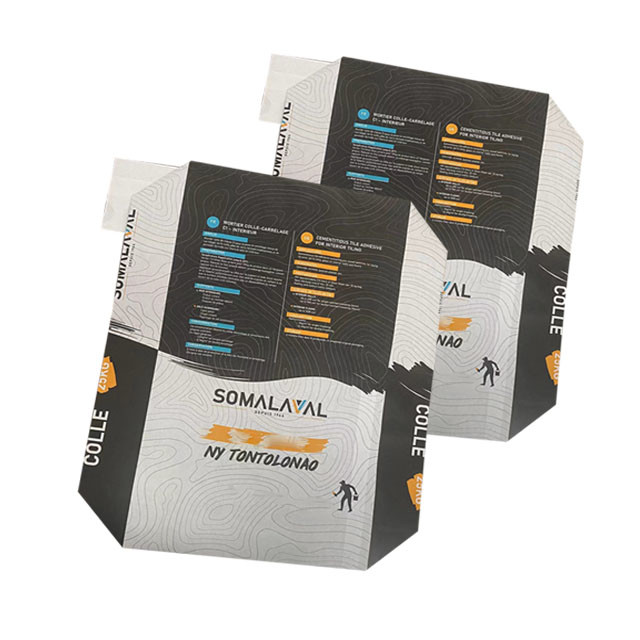 Multifunctional Flour Paper Bag Mortar 25kg Bags OEM Accepted