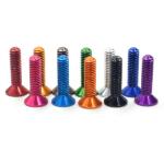Color Anodized DIN 912 Aluminum Hexagon Head Screws M4 45mm