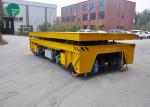 Warehouse Copper Factory Battery Powered Steerable Trackless Flat Car