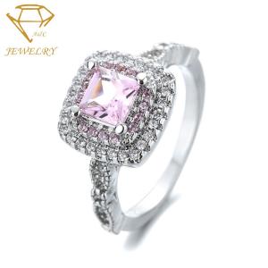 Wholesale AAA CZs Personalized Sterling Silver Jewelry Wedding Ring from china suppliers