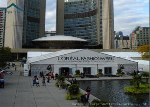 Wholesale Fabric Trade Show Tents Wooden Flooring Soft PVC Canopy Over 300 People from china suppliers