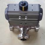 rack and pinion quarter-turn pneumatic rotary actuator auto-control ball valves