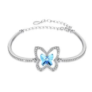 Wholesale Butterfly Sterling Silver Slider Bracelets from china suppliers