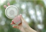 Handy desk led light fan / portable rechargeable mini cooler fan japan