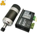 Brushless Dc Motor CNC little router machine 48V 400W 12000rpm57BLY90-4120 black