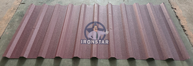 5 rib and 6 rib trapezoidal sheet double layer roll forming machine in Hungary