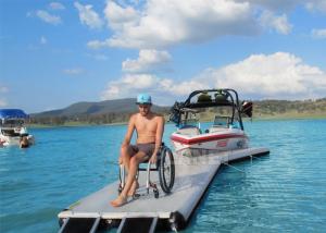 Wholesale Drop Stitch Inflatable Yacht Dock Y Pontoon Platform For Boat Parking from china suppliers