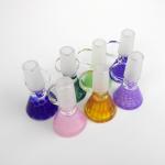 Colorful Glass Bongs Accessories Herb Dry Glass Slides 14mm Male For Smoking