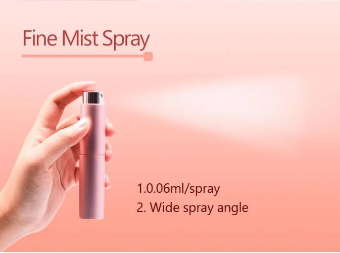 Empty Glass Mini Perfume Atomiser Bottle Plastic Small Perfume Atomizer 24 hours Delivery