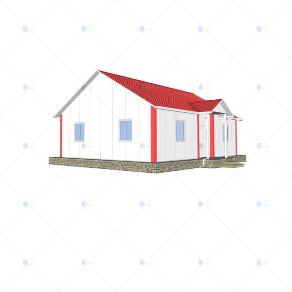 Heya-3B02-A China 3 room sandwich panel house prefabricated prefinished