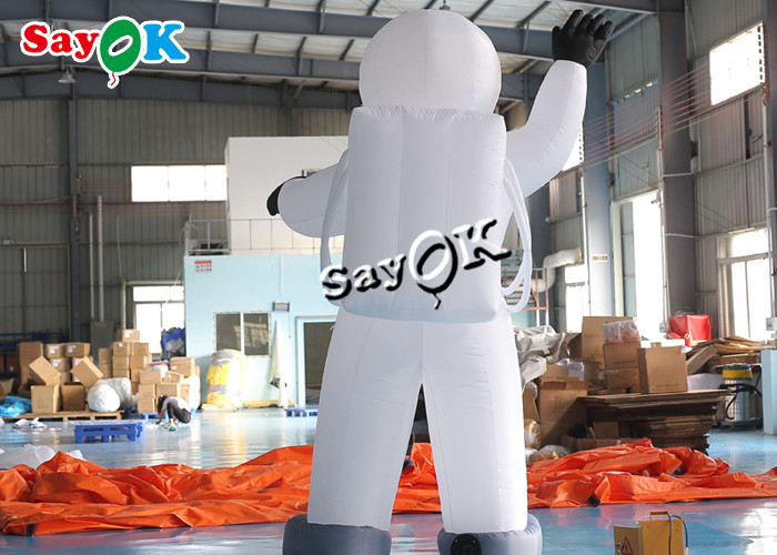 4m 13ft Portable White Inflatable Astronaut Spaceman For Science Museum Decoration
