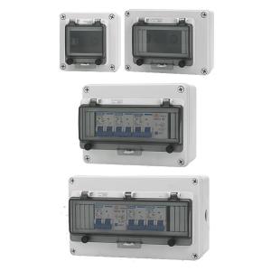 Wholesale Wall Electric Plastic Enclosure Switch Circuit breaker Box Waterproof Outdoor 2 3 4 5 6 8 10 12 16 18 Way from china suppliers