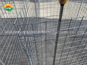 Wholesale 3x3 Hesco Containers Welded Bastion Heavy Duty With Geotextile Sheet from china suppliers
