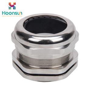 Wholesale Metallic IP65 Watertight Cable Gland / Electrical Cable Gland With Through Type from china suppliers
