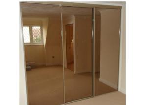 Wholesale Popular Decorative Brown Tinted Mirror , Various Sizes Tinted Tempered Glass from china suppliers