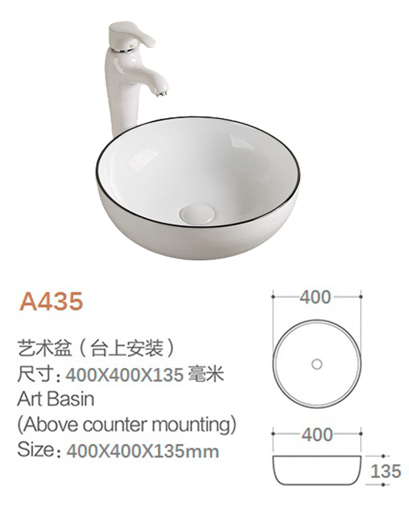 Wash Hand Basin Counter Top Bathroom Sink Matte Blue Vessel For Hotel Bathroom