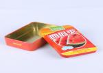 Custom Small Candy Gift Tins , Empty Sweets Candy Packaging Metal Tin Box