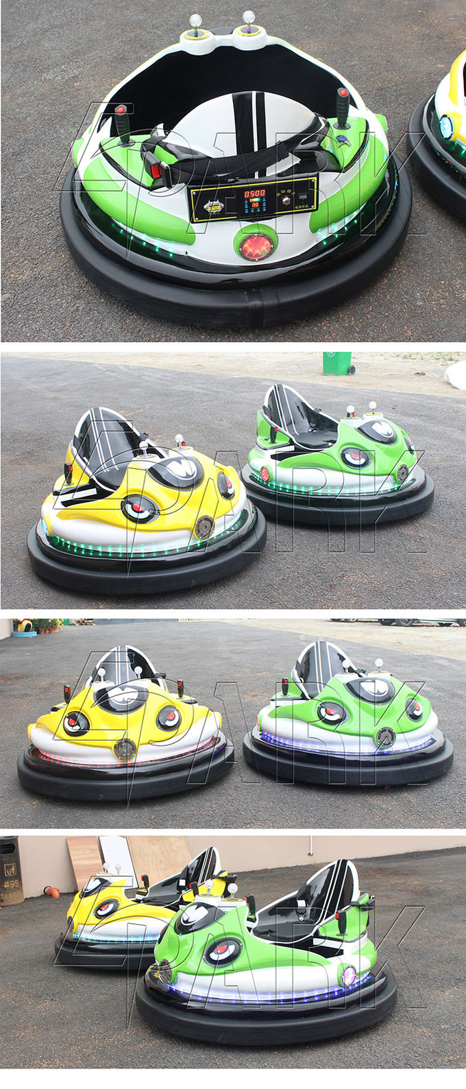1 Player Kids Bumper Car For Toddlers With 12V 50W Motor Anti - Collision