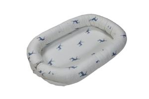 Wholesale Portable Travel Baby Lounger Breathable Sleeping Crib Nest 100% Cotton from china suppliers