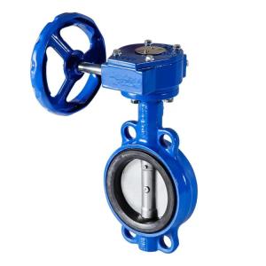 Wholesale 6Inch 150mm Ductile Iron Body NBR Rubber Sleeve Clamp Center Line Butterfly Valve from china suppliers
