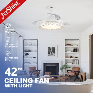 Wholesale Affordable 42 Inch Ceiling Fan with Hidden Blades and Metal Lamp Body from china suppliers