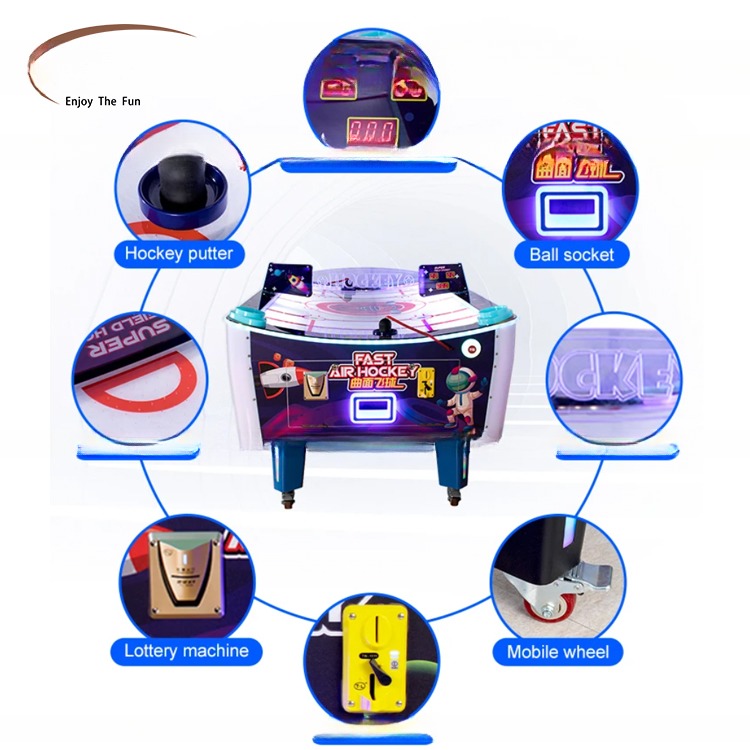 Coin Operated Air Hockey Game Machine Two Players Sports Game Machine