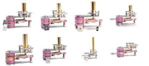 Wholesale Zy3 Electrical Oven Iron Action Adjustable Bimetal Thermal Cut Off Switch KST Series Thermostats KST 205 Thermostat from china suppliers