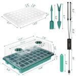 40 Cell Seedling Starter Trays For Seed Germination , Garden Supplies Plant