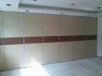 85mm Thickness Movable Acoustic Partition Walls Surface Melamine , Leather ,