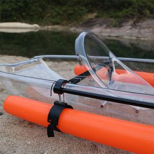 Wholesale High Tensile Strength Glass Bottom Kayak , Calm Water Small Plastic Boat from china suppliers