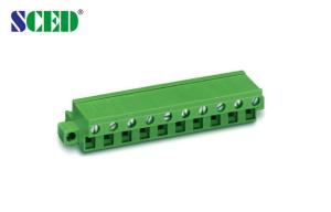 Wholesale Pitch 7.62mm Plug - in Terminal Block 300V 18A 2P - 14P Plug Female from china suppliers
