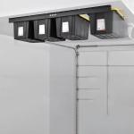Powder Coated Heavy-duty Steel Adjustable Multifunctional Storage Bin Rail