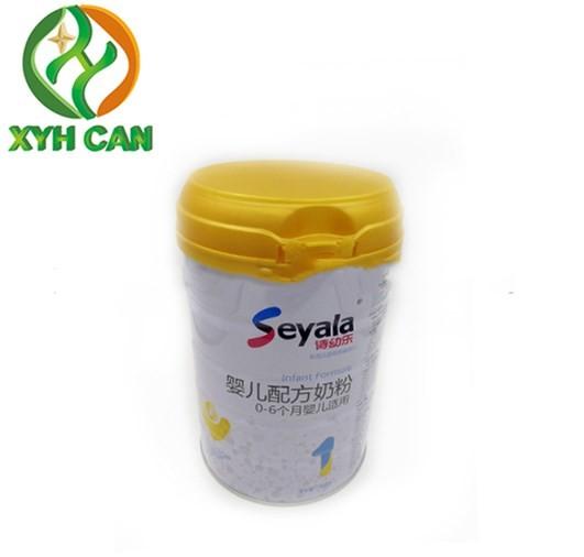 Round Shape Tin Cans for 800g Milk Powder Metal Tin Packaging For Infant Formula